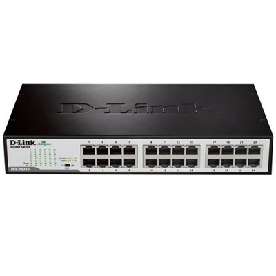 سوئیچ 24 پورت گیگابیتی و غیر مدیریتی و دسکتاپ دی لینک مدل DGS-1024D
